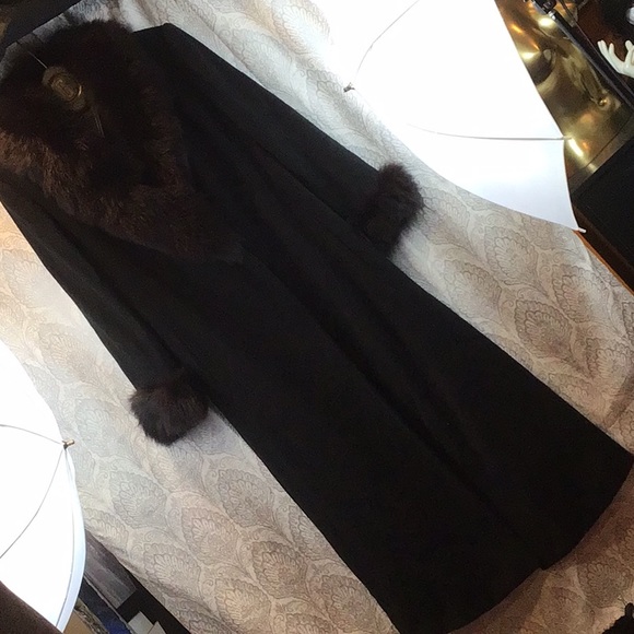 100% LAMBSWOOL FUR COAT SZ 10 - Picture 2 of 15